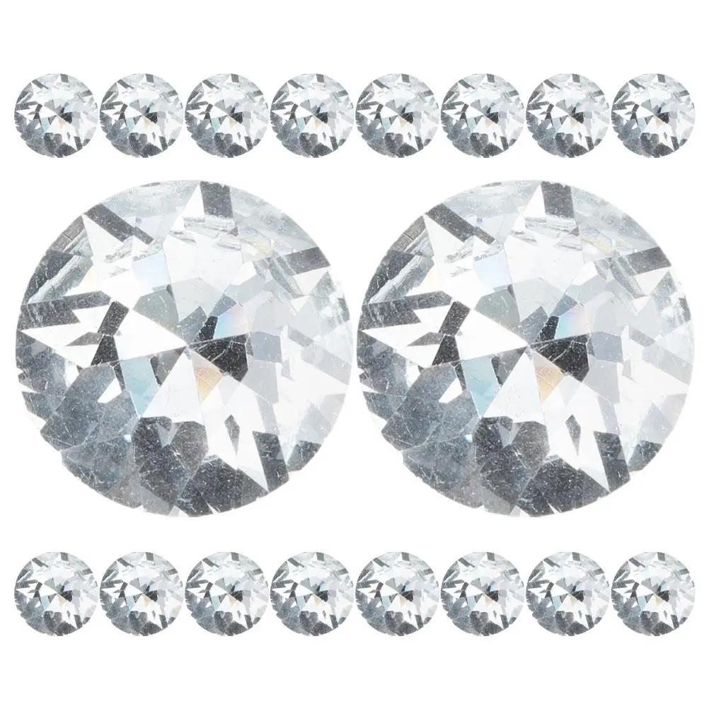 30 Pcs Soft Buckle Upholstery Supplies Shiny Round Rhinestone Buttons Furniture Nails Sofa Decor Wall Craft Sewing
30 Pcs Soft Buckle Upholstery Supplies Shiny Round Rhinestone Buttons Furniture Nails Sofa Decor Wall Craft Sewing