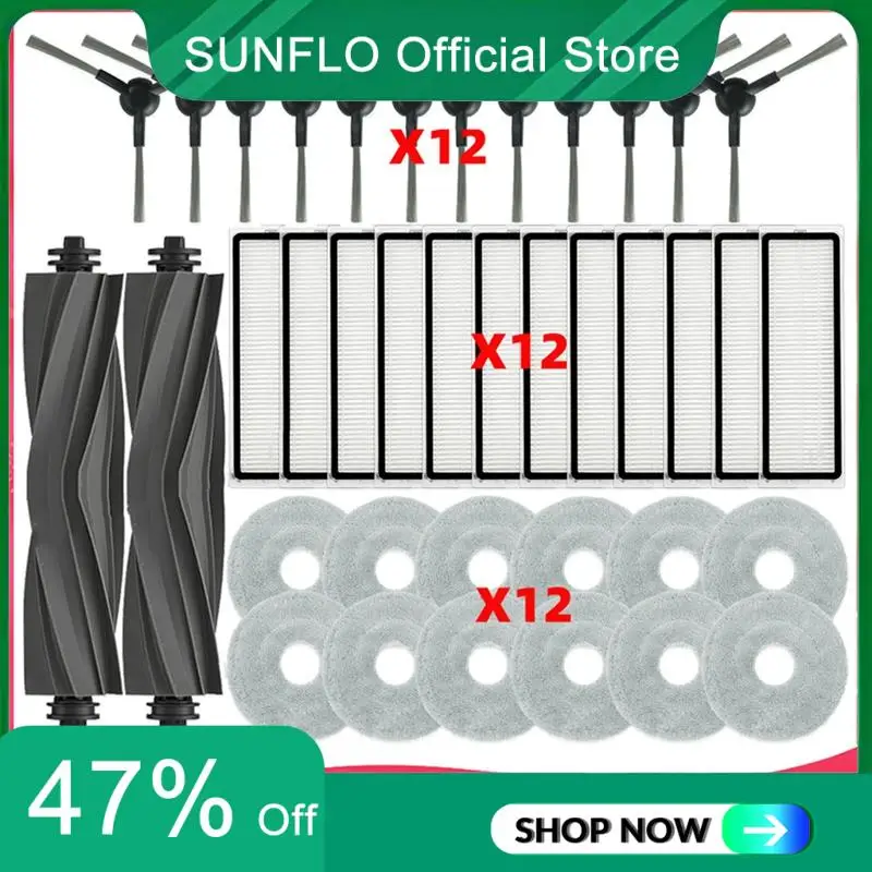 38PCS Brush Filter Dust Bag Andmop Cloth Kit Spare Parts Main Roller Side Brush Hepa Filter Mop Cloth Dust Bag Accessories
38PCS Brush Filter Dust Bag Andmop Cloth Kit Spare Parts Main Roller Side Brush Hepa Filter Mop Cloth Dust Bag Accessories