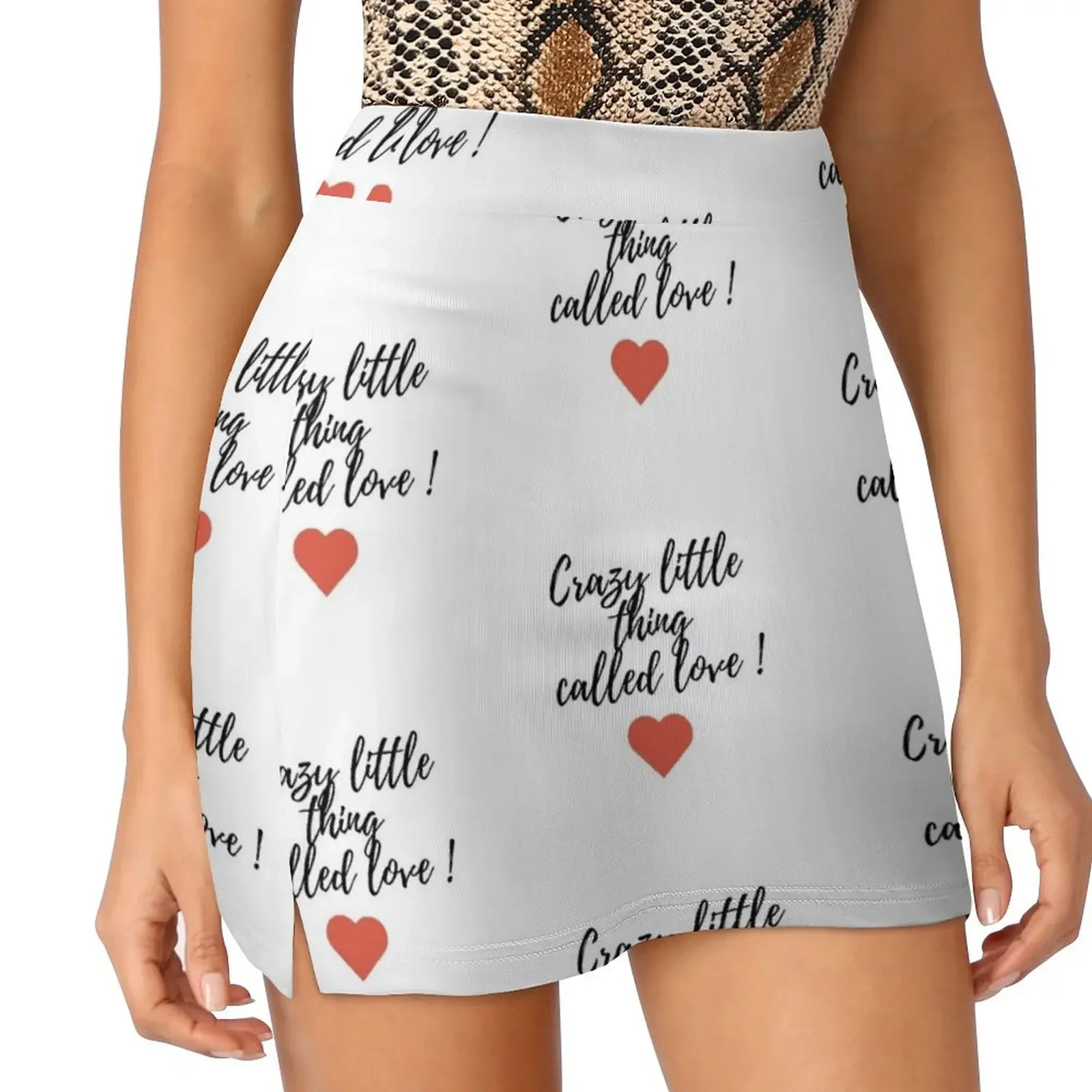 Crazy little thing called love :) Mini Skirt luxury designer clothing women skirts Female clothing
Crazy little thing called love :) Mini Skirt luxury designer clothing women skirts Female clothing