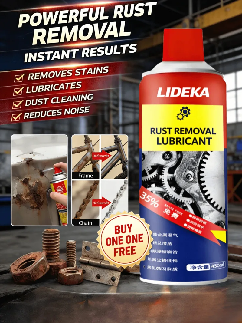 Car Rust Remover Spray tant Door Lock Loosening Bicycle Chain Rust Remover
Car Rust Remover Spray tant Door Lock Loosening Bicycle Chain Rust Remover