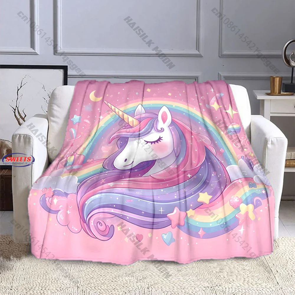 Unicorn Rainbow Dreamy Blanket Multiple sizes kid's and adults' bedroom living room sofa decor blanket, Exquisite gift
Unicorn Rainbow Dreamy Blanket Multiple sizes kid's and adults' bedroom living room sofa decor blanket, Exquisite gift