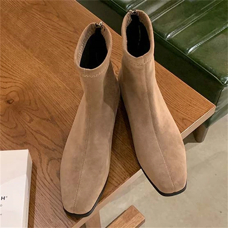 Eilyken Women Ankle Boots Autumn Winter Low Heels Zipper Shoes Fashion Vintage Square Toe Casual Dress Zapatos De Mujer
Eilyken Women Ankle Boots Autumn Winter Low Heels Zipper Shoes Fashion Vintage Square Toe Casual Dress Zapatos De Mujer