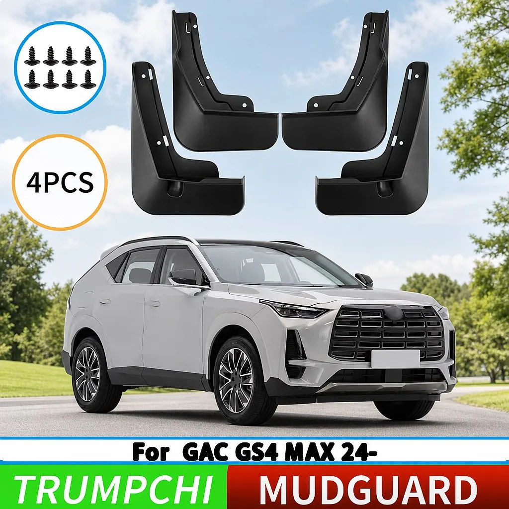 For Trumpchi GAC GS4 Max 2024-2025 Mudguards Front Rear Splash Guards Car Accessories
For Trumpchi GAC GS4 Max 2024-2025 Mudguards Front Rear Splash Guards Car Accessories
