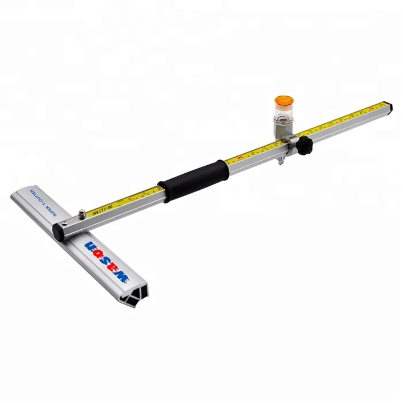 Stable smooth precise aluminum alloy T shape glass cutter for glass sheet cutting
Stable smooth precise aluminum alloy T shape glass cutter for glass sheet cutting