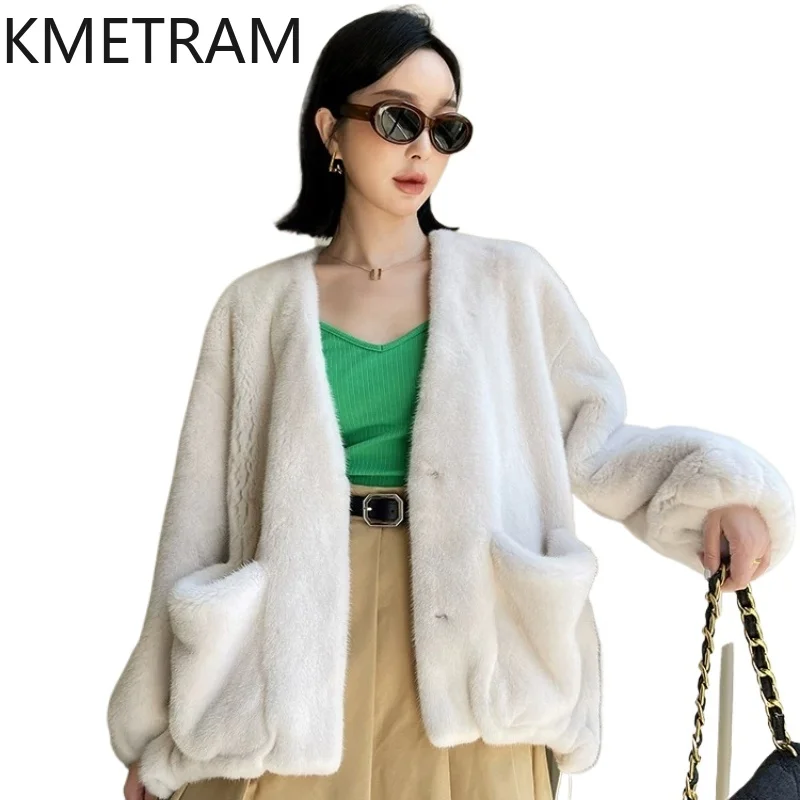 KMETRAM Women's Real Mink Fur Coat Luxury Mink Fur Jacket Fashion Loose Winter Fur Coats Premium Woman Clothes 2026 шуба женская
KMETRAM Women's Real Mink Fur Coat Luxury Mink Fur Jacket Fashion Loose Winter Fur Coats Premium Woman Clothes 2026 шуба женская