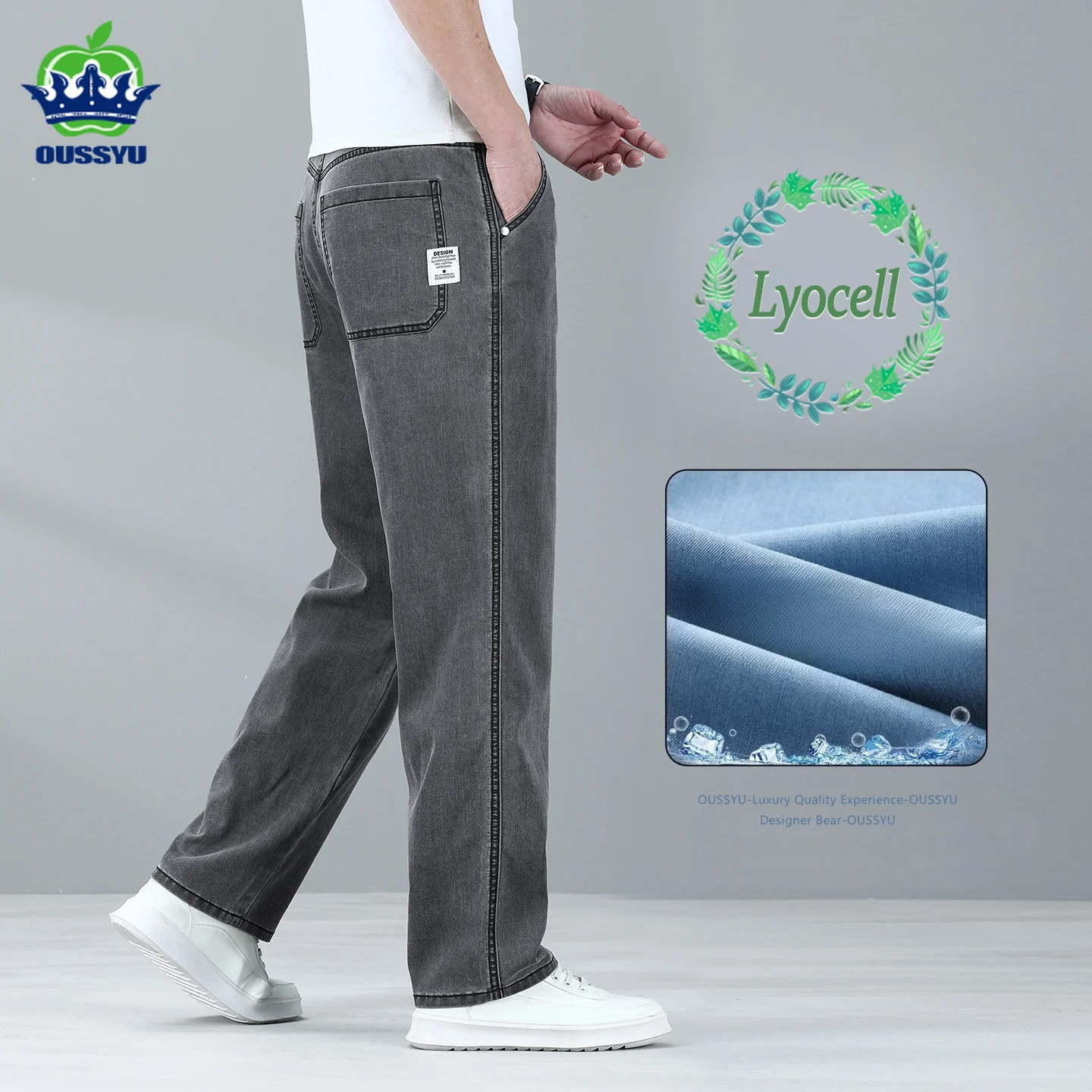 Brand Clothing Luxury Lyocell Jeans Men Summer Thin Business Straight Casual Denim Pants Man Work Trousers Male Plus Size 40
Brand Clothing Luxury Lyocell Jeans Men Summer Thin Business Straight Casual Denim Pants Man Work Trousers Male Plus Size 40