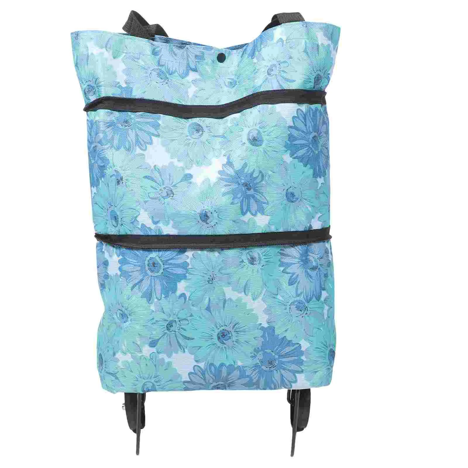 Folding Wheeled Shopping Bag Cart for Groceries Tote with Wheels Trolley Foldable Rolling and Handle Cloth Women Bags
Folding Wheeled Shopping Bag Cart for Groceries Tote with Wheels Trolley Foldable Rolling and Handle Cloth Women Bags