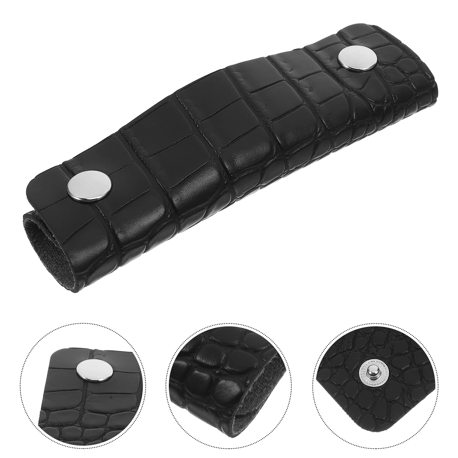 Travel Bag Handle Gloves Tote Handbag Grip Protectors Ring Handles Black Pu Protective Cover
Travel Bag Handle Gloves Tote Handbag Grip Protectors Ring Handles Black Pu Protective Cover