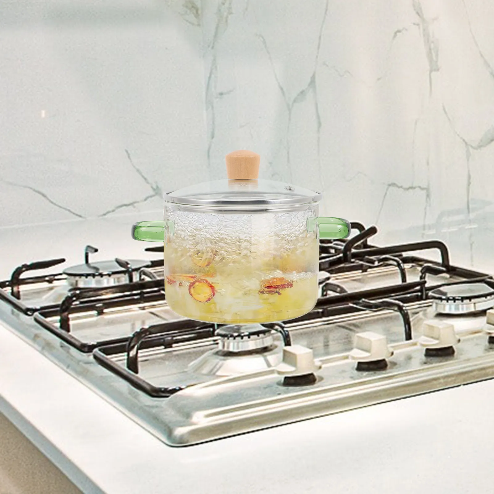 Clear Glass Stockpot 6.5L Double Handle Soup Pot Smooth Edge Stew Cooking Pot For Vegetables Noodles Chicken Mushroom
Clear Glass Stockpot 6.5L Double Handle Soup Pot Smooth Edge Stew Cooking Pot For Vegetables Noodles Chicken Mushroom