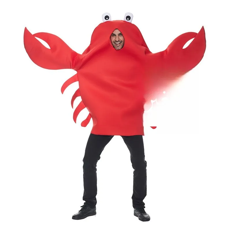 Party Performance Costume Funny Sea Creature Crab And Lobster Dress up Clothes Halloween Outfit 18-25 Years Old Women
Party Performance Costume Funny Sea Creature Crab And Lobster Dress up Clothes Halloween Outfit 18-25 Years Old Women