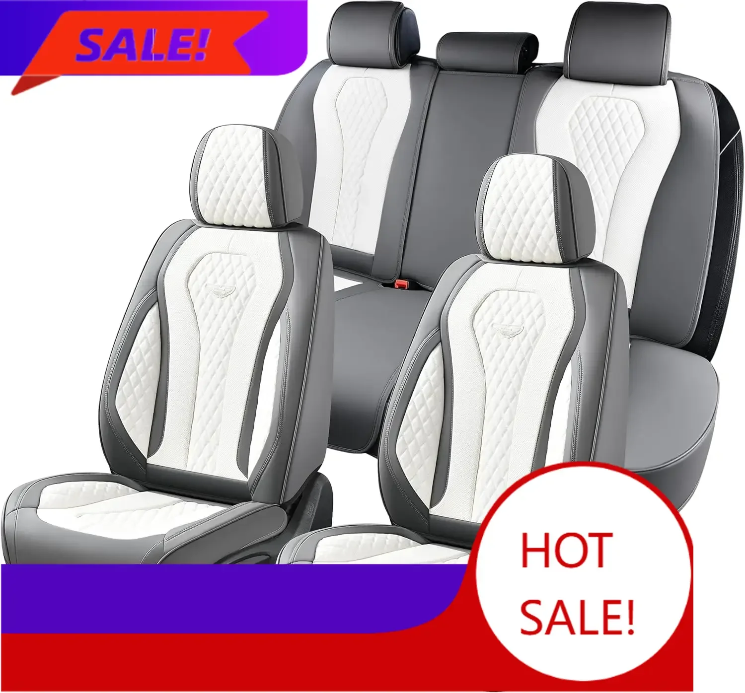 Seat Covers, Covers Full Set, WhiteCover, Cushion Waterproof, Front Back Covers, Luxury
Seat Covers, Covers Full Set, WhiteCover, Cushion Waterproof, Front Back Covers, Luxury