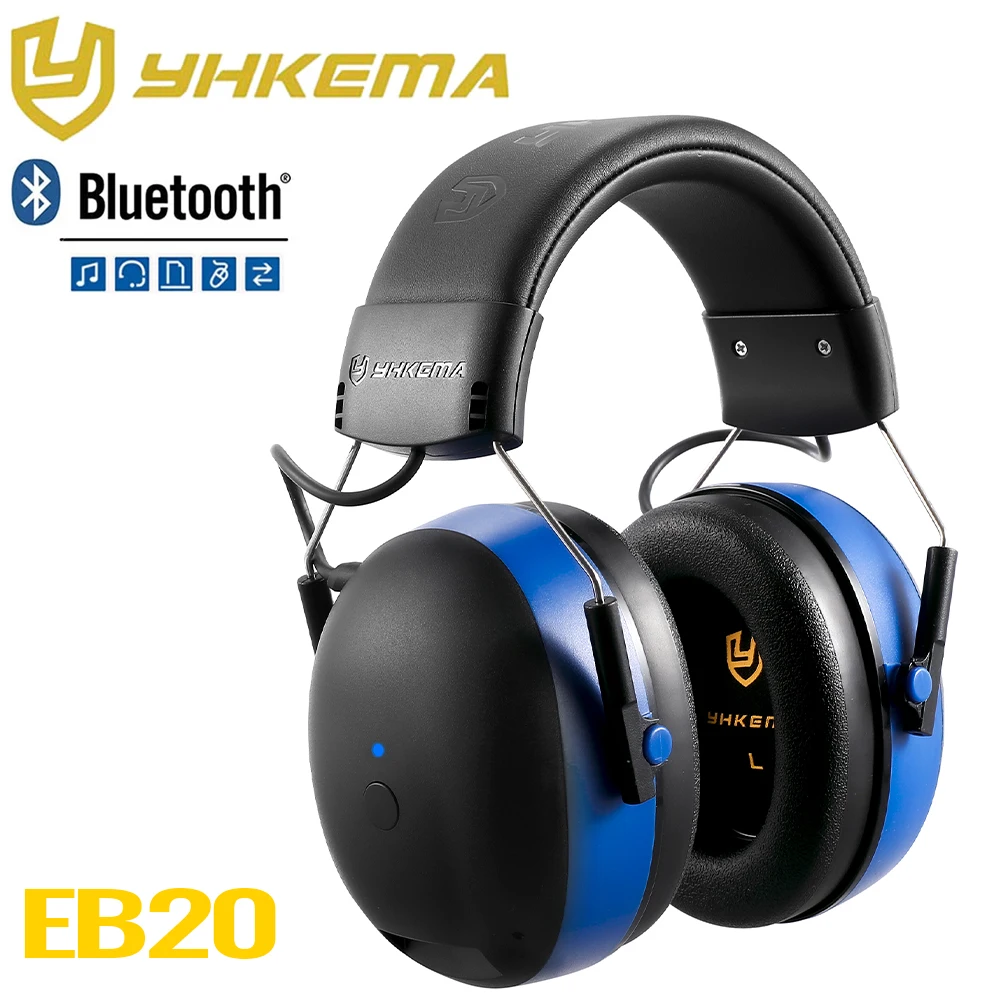 EB20 Bluetooth 6.0 Hearing Protection Headphones ,Safety Noise Reduction Ear Muffs Playtime for Mowing, Workshops, Snowblowing
EB20 Bluetooth 6.0 Hearing Protection Headphones ,Safety Noise Reduction Ear Muffs Playtime for Mowing, Workshops, Snowblowing