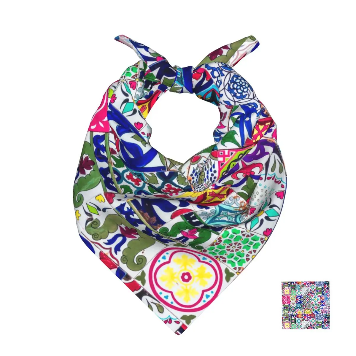 Flowers Square Scarf Soft Breathable Daily Kerchief
Flowers Square Scarf Soft Breathable Daily Kerchief