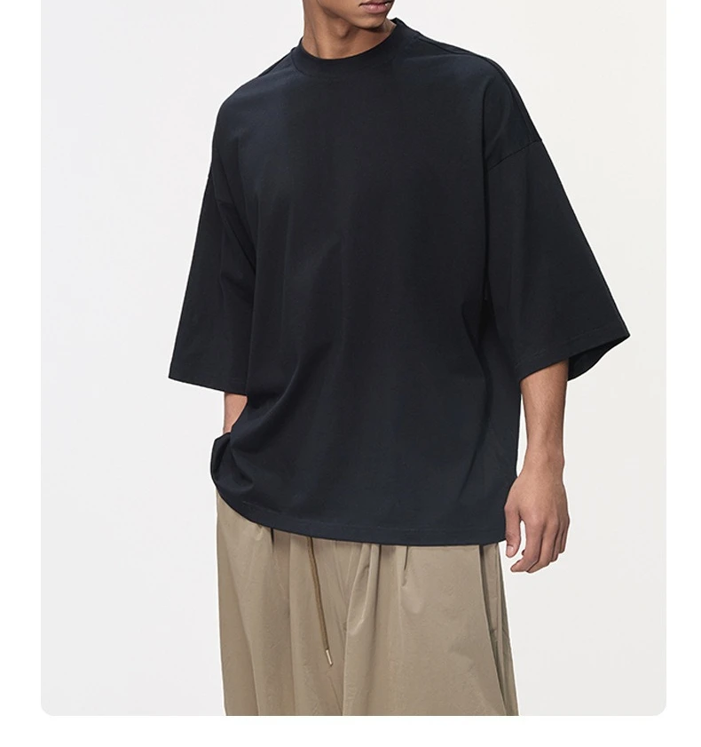 Small Turtleneck 250G Bat Sleeve 2026 Summer New T-shirt Men's Pure Cotton Short Sleeve
Small Turtleneck 250G Bat Sleeve 2026 Summer New T-shirt Men's Pure Cotton Short Sleeve