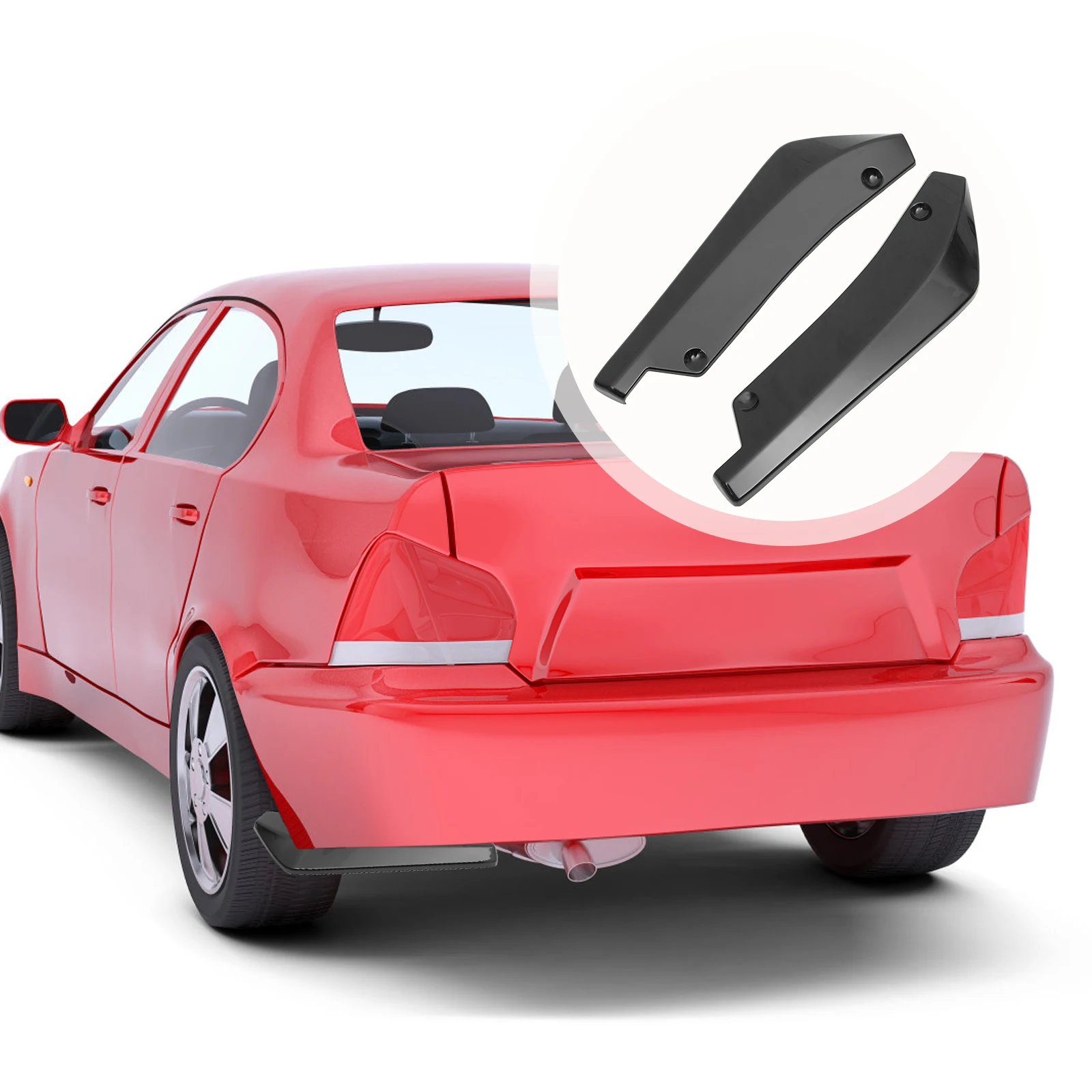 Rear Bumper Lip Guard Corner Protector Black Strip Decorative Diffuser Splitter Trim for Car Exterior DIY Body Parts Skirt
Rear Bumper Lip Guard Corner Protector Black Strip Decorative Diffuser Splitter Trim for Car Exterior DIY Body Parts Skirt