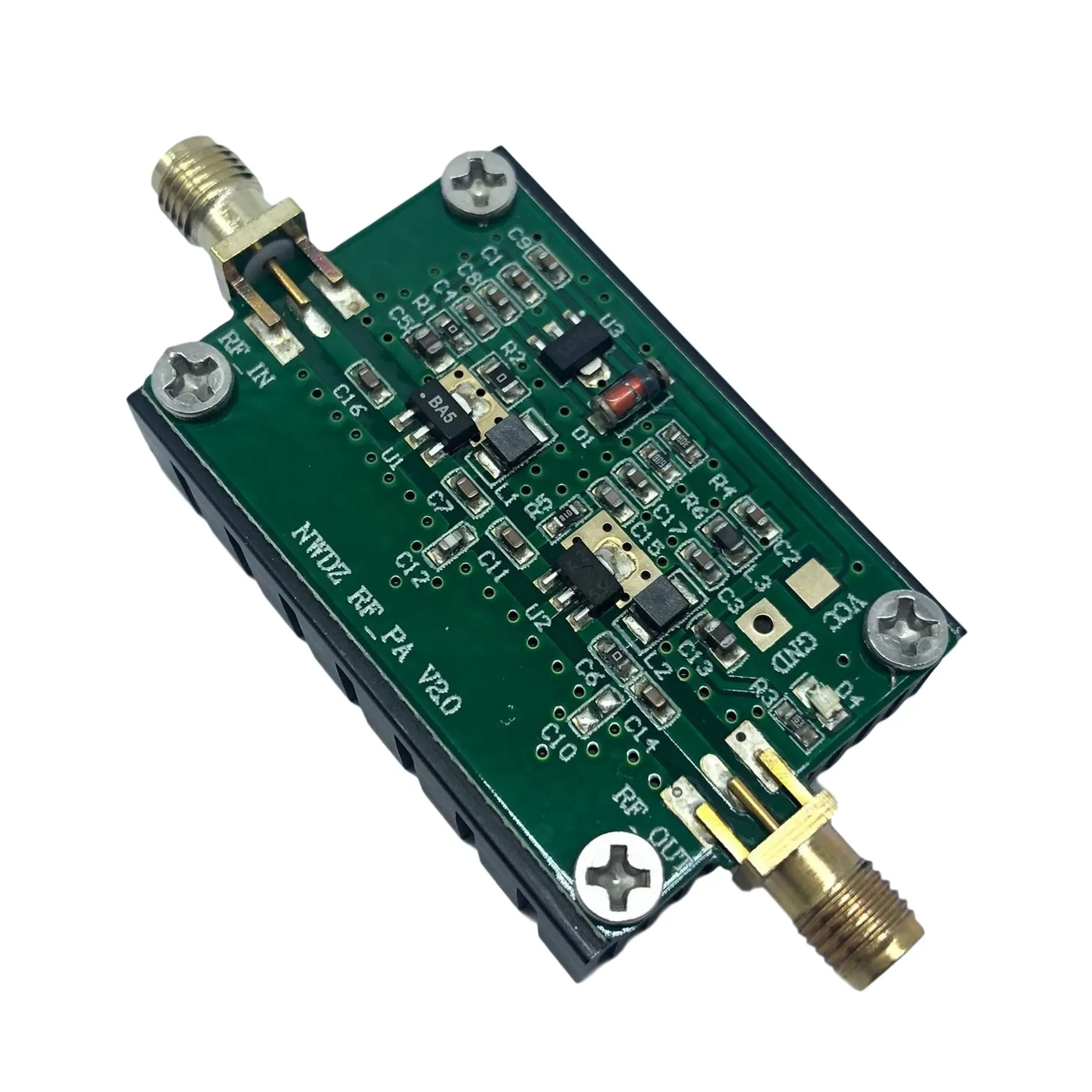 Новый 2-700M 3W HF FM VHF UHF широкополосный радиочастотный усилитель мощности коротковолновый усилитель
Новый 2-700M 3W HF FM VHF UHF широкополосный радиочастотный усилитель мощности коротковолновый усилитель