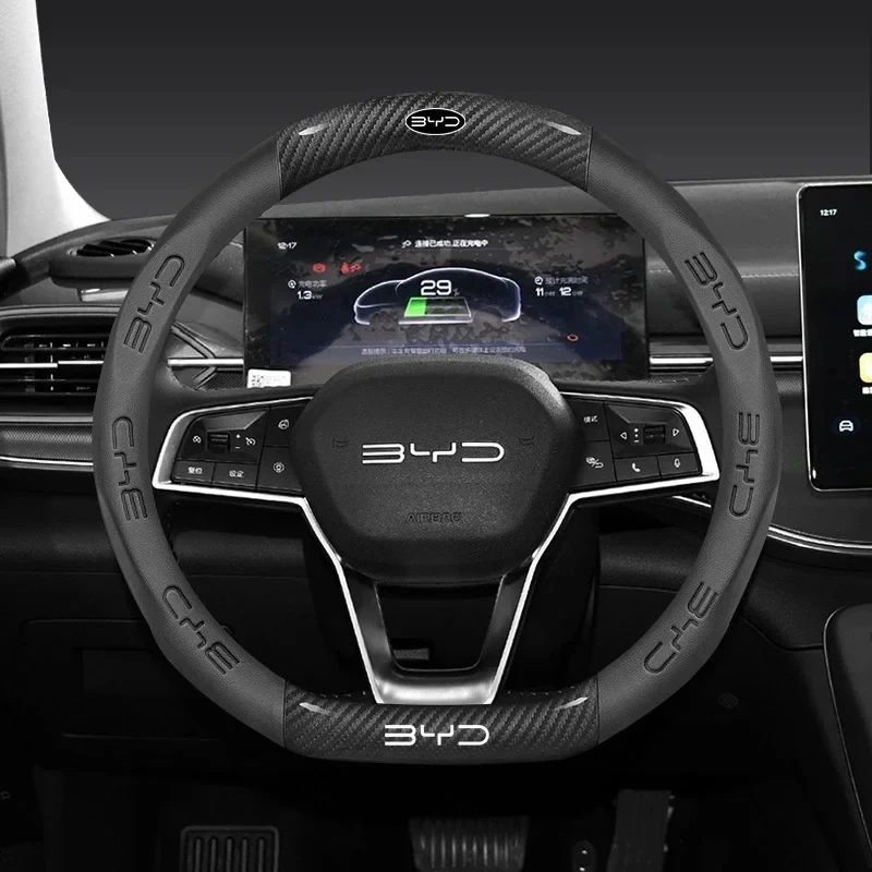 For BYD Atto3 F3 E6 Yuan Song Plus EV F0 Qinhan Dolphin M6 G3 I3 E5 Qing Yuan Max Car Steering Wheel Cover Auto Accessories
For BYD Atto3 F3 E6 Yuan Song Plus EV F0 Qinhan Dolphin M6 G3 I3 E5 Qing Yuan Max Car Steering Wheel Cover Auto Accessories