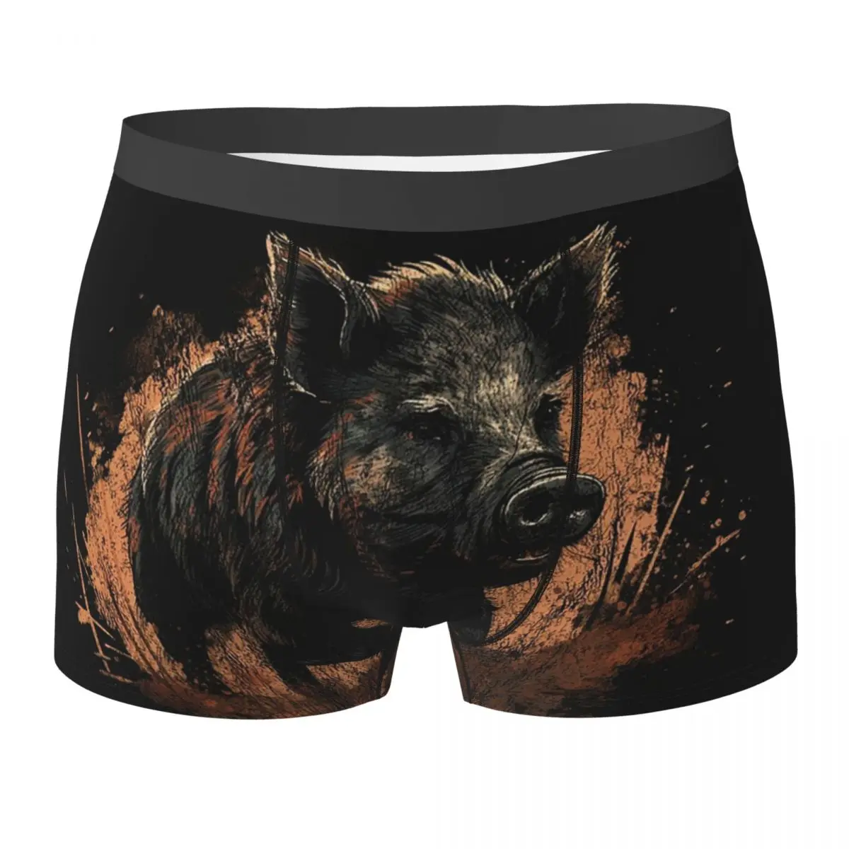Boxer Underpants Shorts A Wild Boar Street Distressed Animal Pig Panties Men's Breathable Underwear for Homme Man Boyfriend Gift
Boxer Underpants Shorts A Wild Boar Street Distressed Animal Pig Panties Men's Breathable Underwear for Homme Man Boyfriend Gift