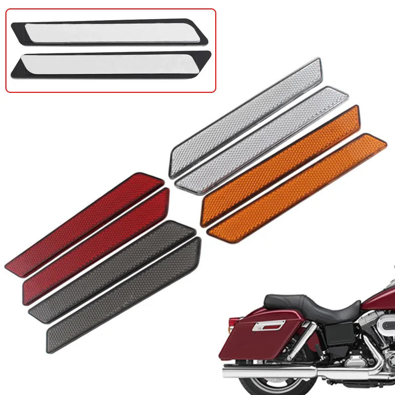 Motorcycle Reflector Hard Saddlebag Latch Covers ABS For Harley Touring Road King Electra Street Glide 2014-2024 Moto Accessory
Motorcycle Reflector Hard Saddlebag Latch Covers ABS For Harley Touring Road King Electra Street Glide 2014-2024 Moto Accessory