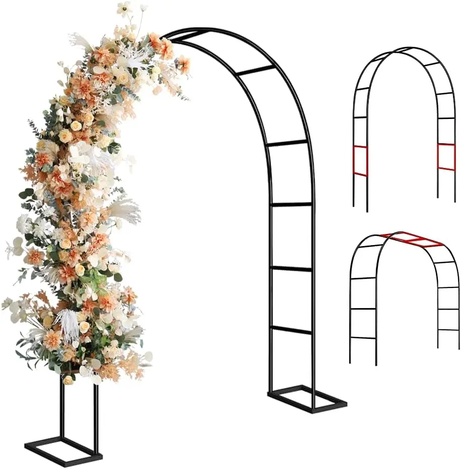 Zhisheng Garden Arch Arbor Trellis with Base for Climbing Plants Outdoor Wedding Ceremony Indoor Garden Arches Christmas Party M
Zhisheng Garden Arch Arbor Trellis with Base for Climbing Plants Outdoor Wedding Ceremony Indoor Garden Arches Christmas Party M