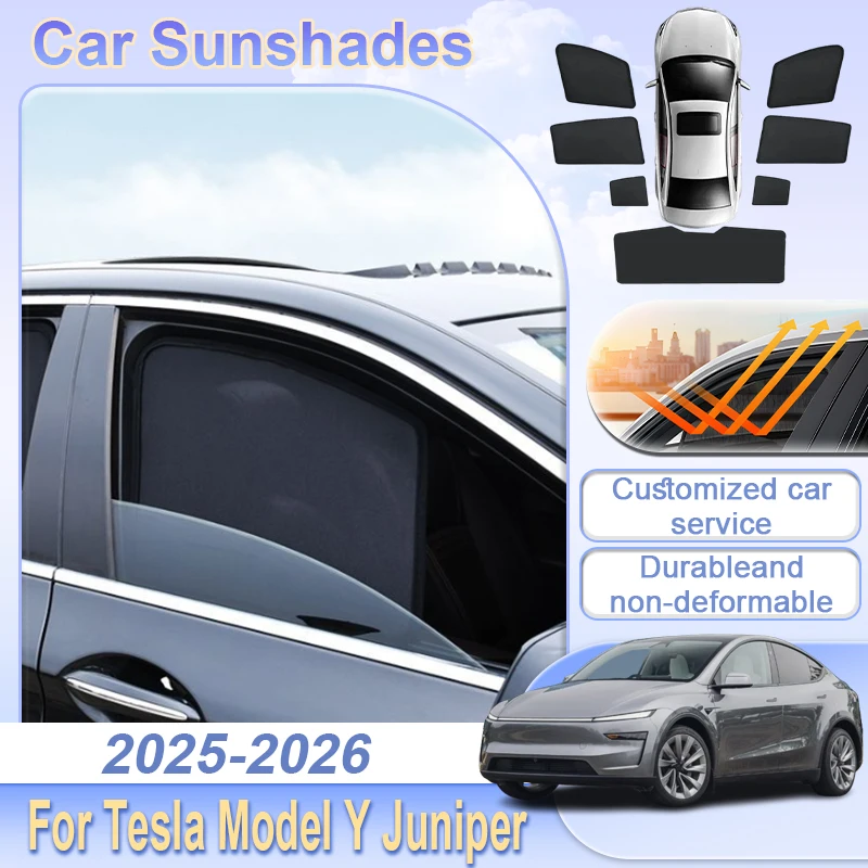 Sunshade For Tesla Model Y Juniper 2025 2026 Car Window Mesh Sun Visor Shades Stickers Coverage Curtains Auto Parts Accessories
Sunshade For Tesla Model Y Juniper 2025 2026 Car Window Mesh Sun Visor Shades Stickers Coverage Curtains Auto Parts Accessories