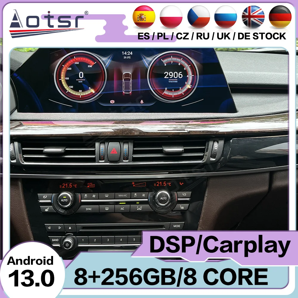 12,3-дюймовый смарт-экран для BMW X5 X6 F15 2014~2018 Android Авто Мультимедийное автомобильное радио GPS-навигация Аудио Стерео головное устройство Carplay
12,3-дюймовый смарт-экран для BMW X5 X6 F15 2014~2018 Android Авто Мультимедийное автомобильное радио GPS-навигация Аудио Стерео головное устройство Carplay