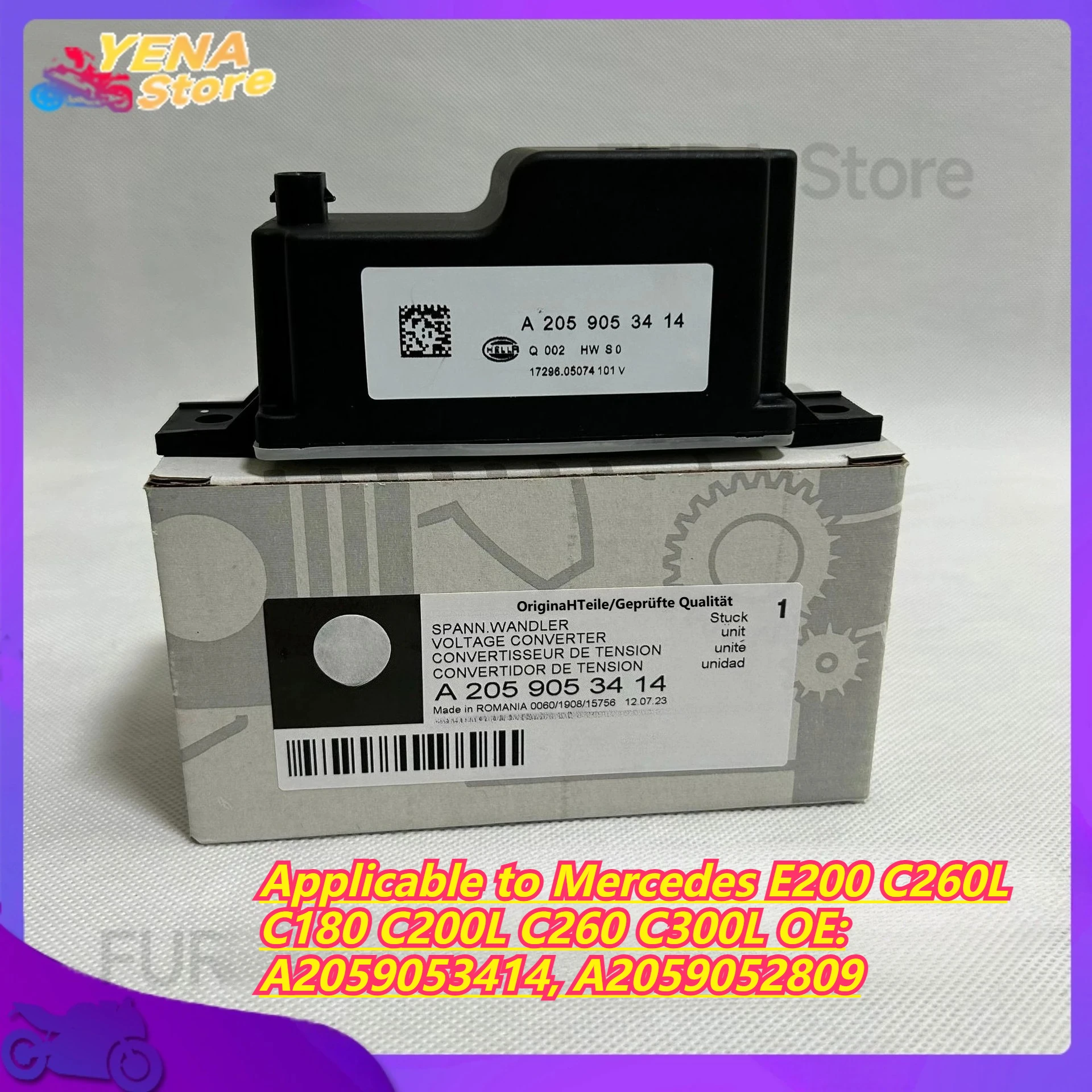 The automotive voltage converter module is applicable to Mercedes E200 C260L C180 C200L C260 C300L OE: A2059053414, A2059052809
The automotive voltage converter module is applicable to Mercedes E200 C260L C180 C200L C260 C300L OE: A2059053414, A2059052809