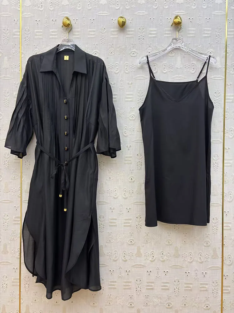 2026 Summer New Style Collar Shirt Dress - Middle Sleeve Corseted Belted Dress - Loose and Slimming Attractive Mid-Length Dress
2026 Summer New Style Collar Shirt Dress - Middle Sleeve Corseted Belted Dress - Loose and Slimming Attractive Mid-Length Dress