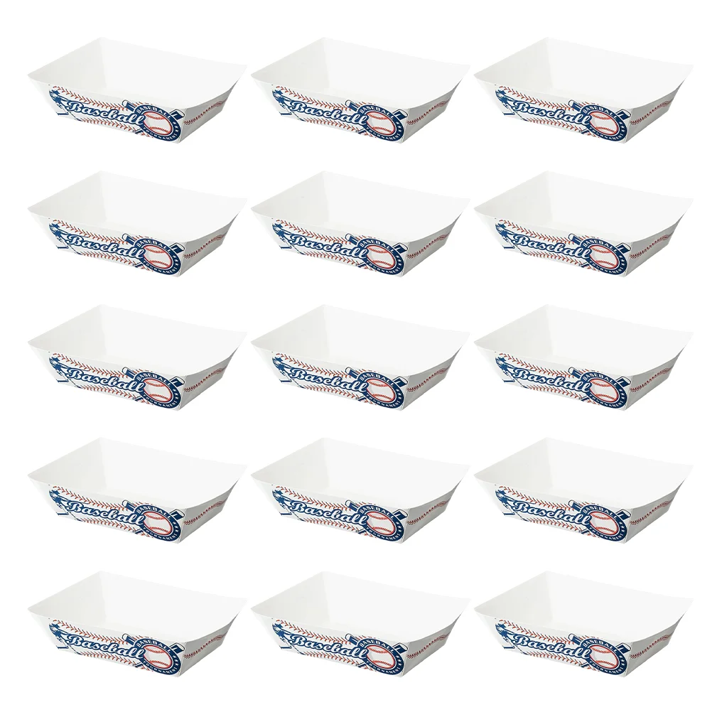 25 Pcs Party Food Tray Lovely Dessert Dish Household Snack Boats Trays Decorative Plates Compact Baseball Multi-function Daily
25 Pcs Party Food Tray Lovely Dessert Dish Household Snack Boats Trays Decorative Plates Compact Baseball Multi-function Daily
