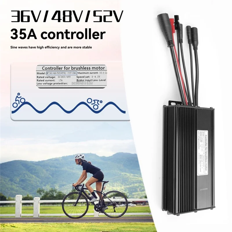 B48B-KT-35A For Ebike Controller 36/48V/52V 12 Tube Sine Wave Waterproof Plug For Ebike Motor Conversion Accessories
B48B-KT-35A For Ebike Controller 36/48V/52V 12 Tube Sine Wave Waterproof Plug For Ebike Motor Conversion Accessories