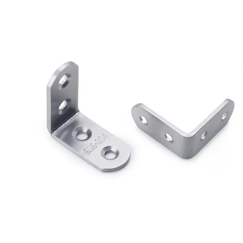 L-образный усиливающий кронштейн из нержавеющей стали 304 для соединения мебели и рамы
L-образный усиливающий кронштейн из нержавеющей стали 304 для соединения мебели и рамы
