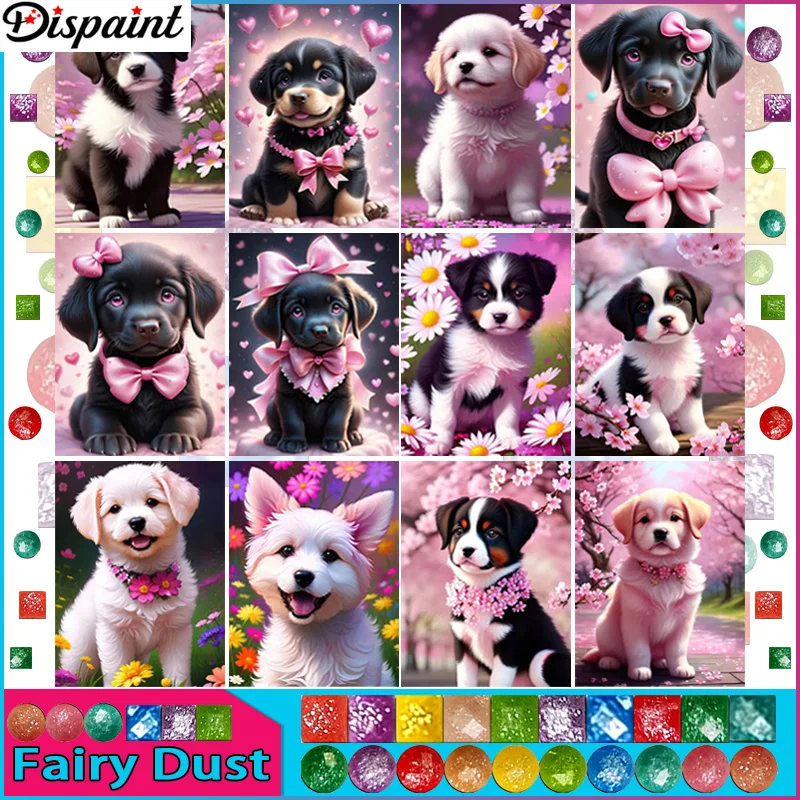 Dispaint Fairy Dust AB DIY 5D Diamond Painting"Dog Animal Flower"Full Diamond Embroidery Sale Picture Of Rhinestones For Festiv
Dispaint Fairy Dust AB DIY 5D Diamond Painting"Dog Animal Flower"Full Diamond Embroidery Sale Picture Of Rhinestones For Festiv