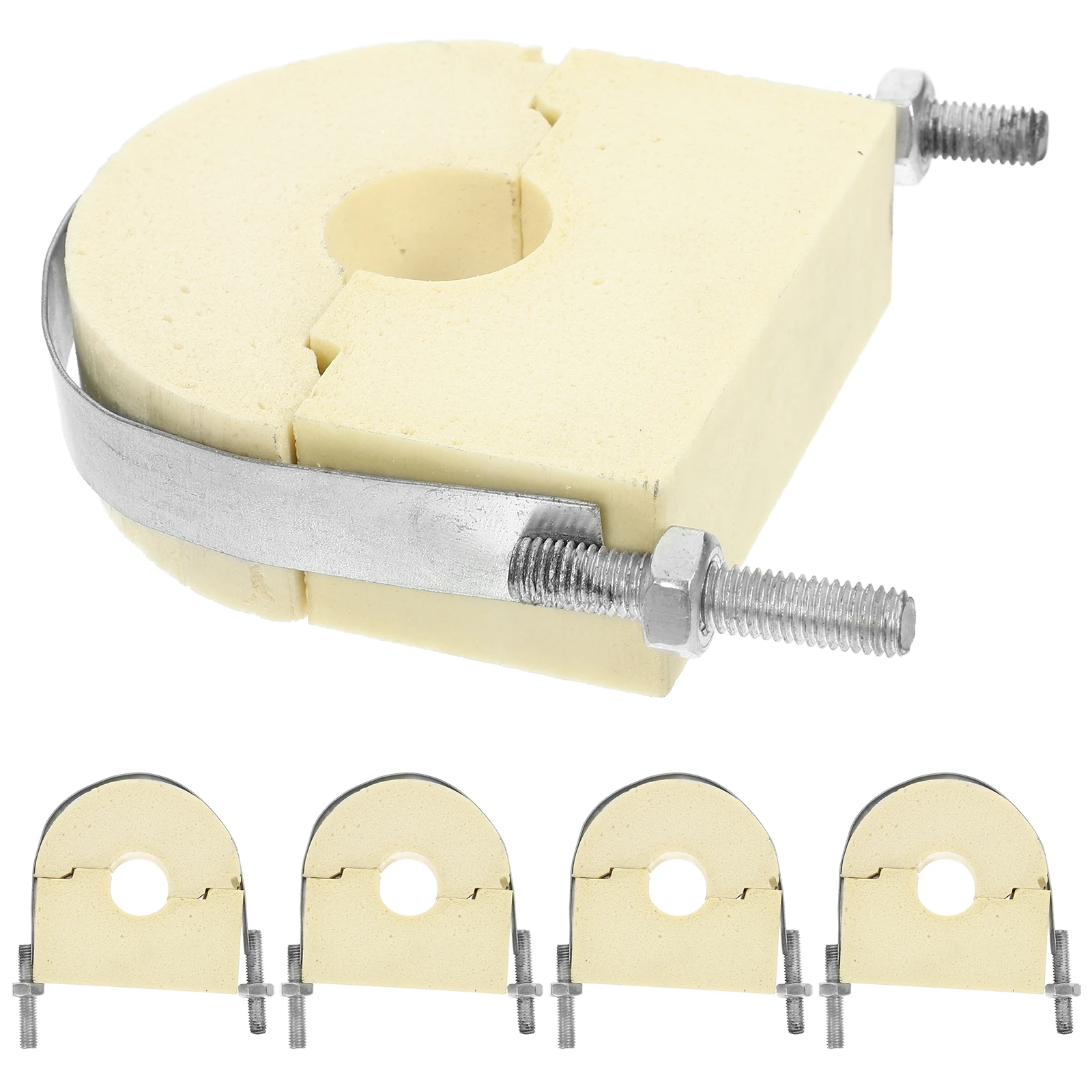 5pcs Pipe Heavy Duty Tube Strap Clamps Insulation Fixing Clips For Pipes U-Shaped Stainless Steel Holder Bracket 
5pcs Pipe Heavy Duty Tube Strap Clamps Insulation Fixing Clips For Pipes U-Shaped Stainless Steel Holder Bracket