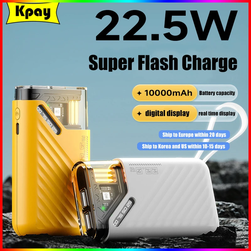 10000mAh Digital Display Outdoors Large Capacity Power Bank For iPhone 12 13 14 15 Pro Max External Quick Charger Battery Pack
10000mAh Digital Display Outdoors Large Capacity Power Bank For iPhone 12 13 14 15 Pro Max External Quick Charger Battery Pack