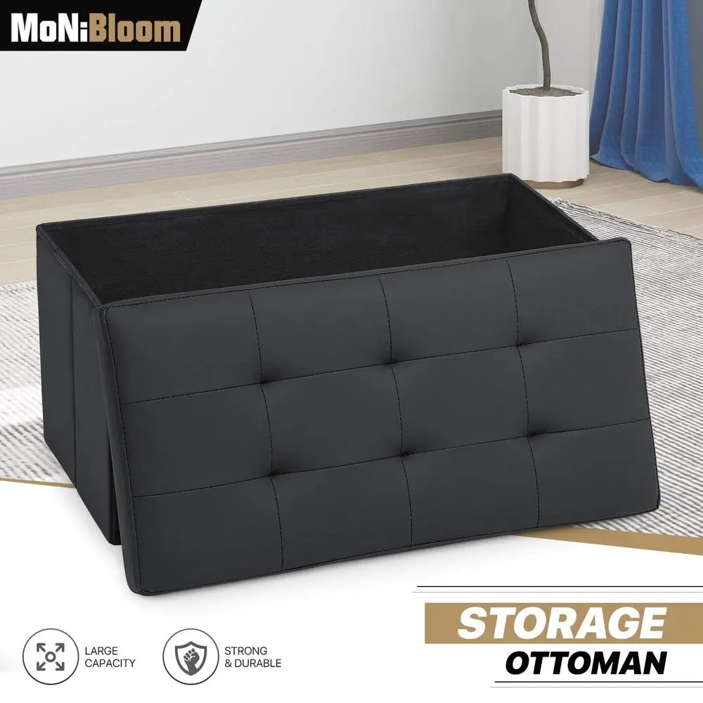 30 Inches Folding Storage Ottoman Bench, Faux Leather Footrest Couch For Living Room Bedroom, Home Office
30 Inches Folding Storage Ottoman Bench, Faux Leather Footrest Couch For Living Room Bedroom, Home Office