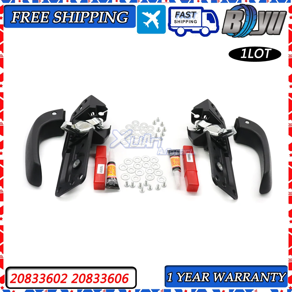 Car Interior Door Handle Repair Kit Inside Left Right Pair 20833602 20833606 for Chevy Silverado GMC Sierra 1500 2500 07-14
Car Interior Door Handle Repair Kit Inside Left Right Pair 20833602 20833606 for Chevy Silverado GMC Sierra 1500 2500 07-14