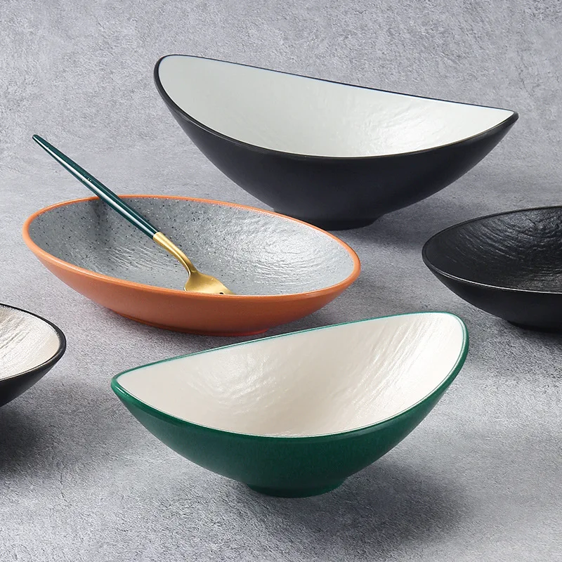 Oval Salad Bowl Melamine Japanese Style High End Dishware for Hotel Restaurant
Oval Salad Bowl Melamine Japanese Style High End Dishware for Hotel Restaurant