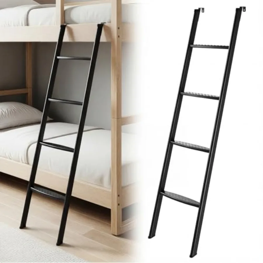 RV Bunk Bed Ladder, ch Anti-Slip Bunk Ladder, Heavy Duty 330 lbs Max Capacity, Extra Wide Feet Steps, Integrated Hooks for Camp
RV Bunk Bed Ladder, ch Anti-Slip Bunk Ladder, Heavy Duty 330 lbs Max Capacity, Extra Wide Feet Steps, Integrated Hooks for Camp