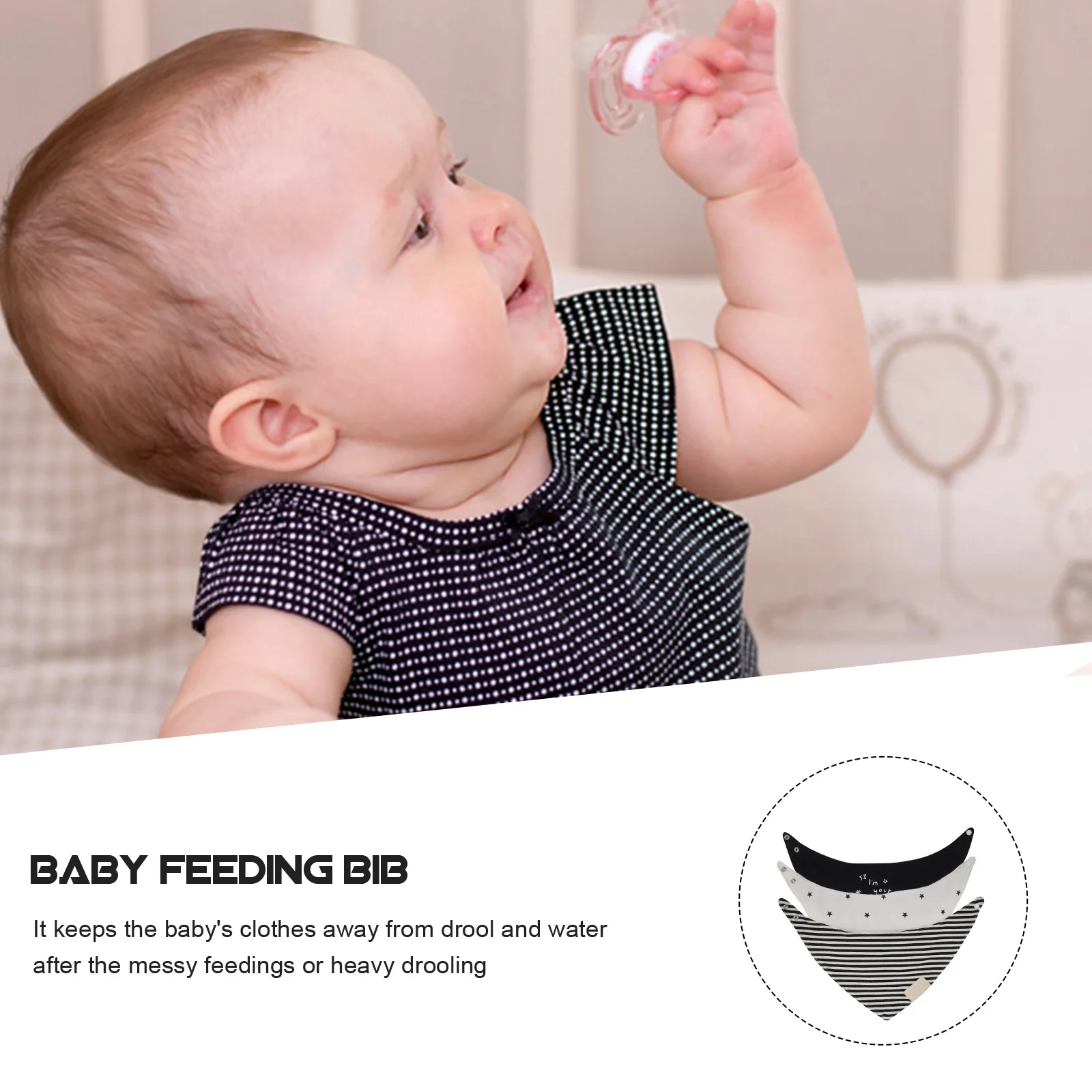 3Pcs Newborn Cotton Bib Baby Drool Towel Waterproof Infant Feeding Burp Cloth Saliva Towel Triangle Scarf Soft Comfortable
3Pcs Newborn Cotton Bib Baby Drool Towel Waterproof Infant Feeding Burp Cloth Saliva Towel Triangle Scarf Soft Comfortable