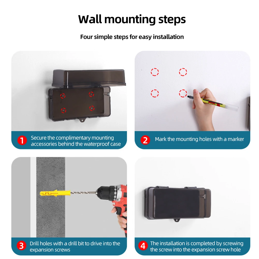 Waterproof Large Outdoor Electrical Box Lockable Weatherproof Outdoor Extension Cord Cover Protect Outlet Plug Socket
Waterproof Large Outdoor Electrical Box Lockable Weatherproof Outdoor Extension Cord Cover Protect Outlet Plug Socket
