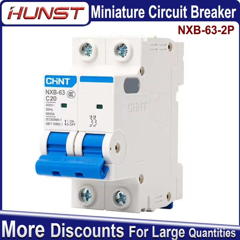 HUNST CHNT NXB-63 2P миниатюрный протектор утечки 3A-63A бытовой промышленный выключатель воздуха
HUNST CHNT NXB-63 2P миниатюрный протектор утечки 3A-63A бытовой промышленный выключатель воздуха