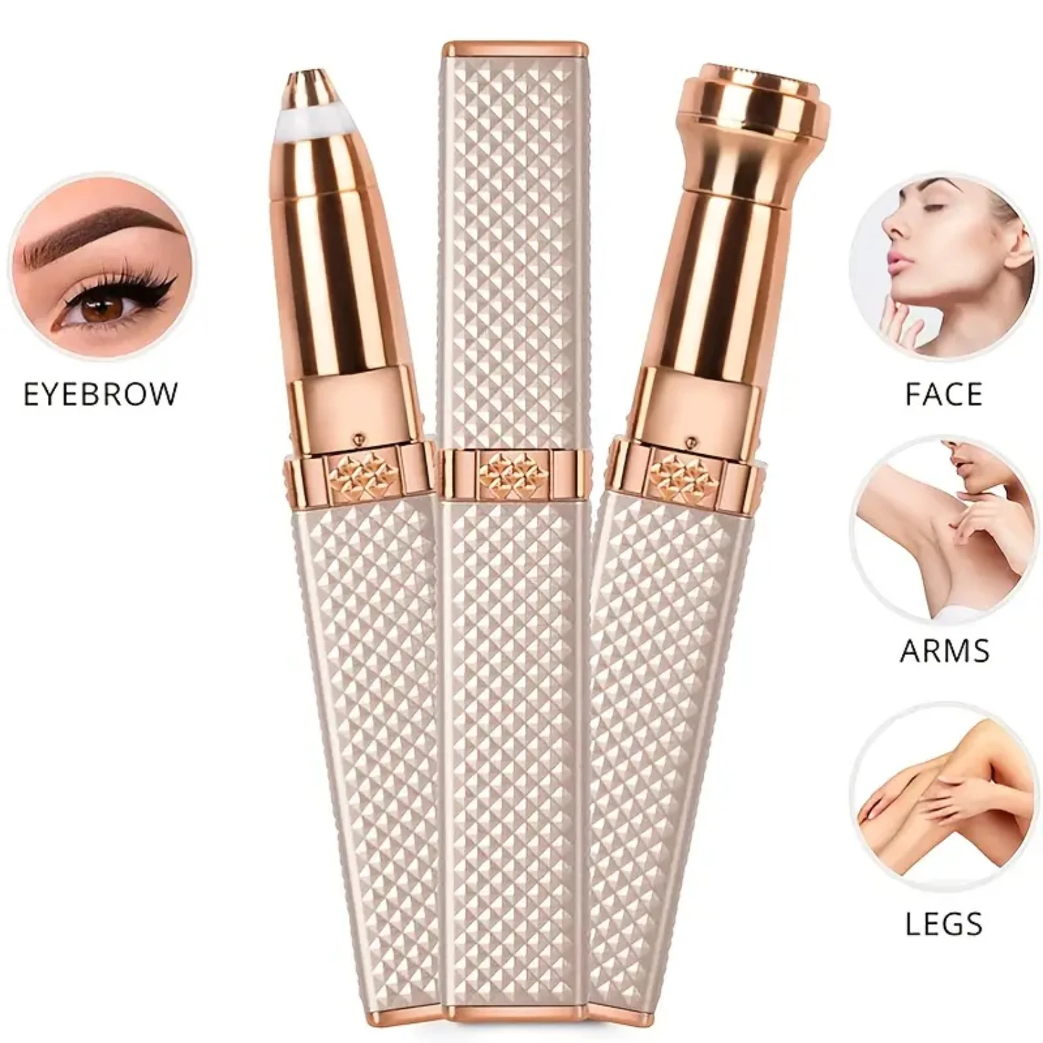 Flawless, Rechargeable 2-in-1 Electric Facial Hair Removal Device for Women - Lip Shaver, Eyebrow Trimmer, and Epilator - Includ
Flawless, Rechargeable 2-in-1 Electric Facial Hair Removal Device for Women - Lip Shaver, Eyebrow Trimmer, and Epilator - Includ