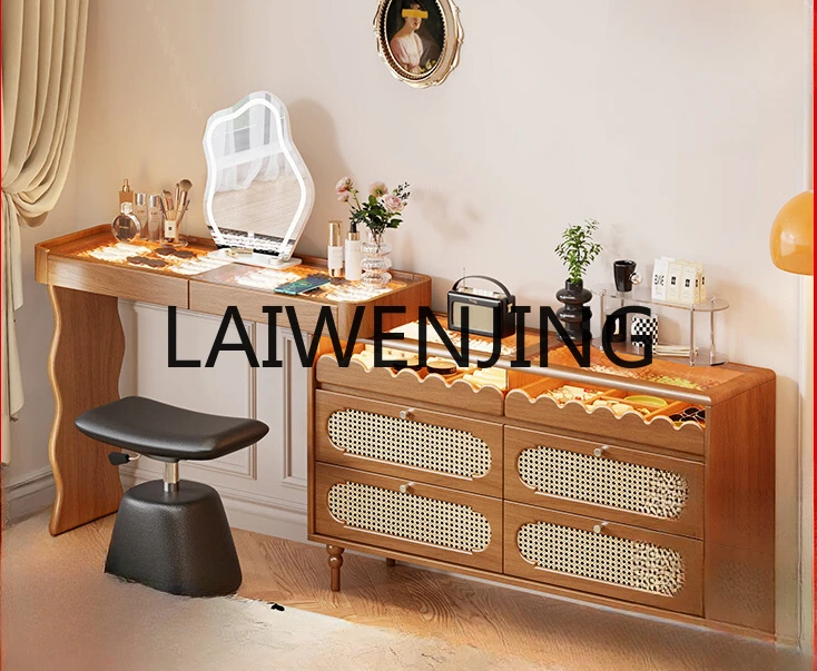 French Retro Mid-Ancient Style Dresser Chest of Drawers Integrated 30cm Bedroom Solid Wood Makeup Table Bed Front Cabinet
French Retro Mid-Ancient Style Dresser Chest of Drawers Integrated 30cm Bedroom Solid Wood Makeup Table Bed Front Cabinet