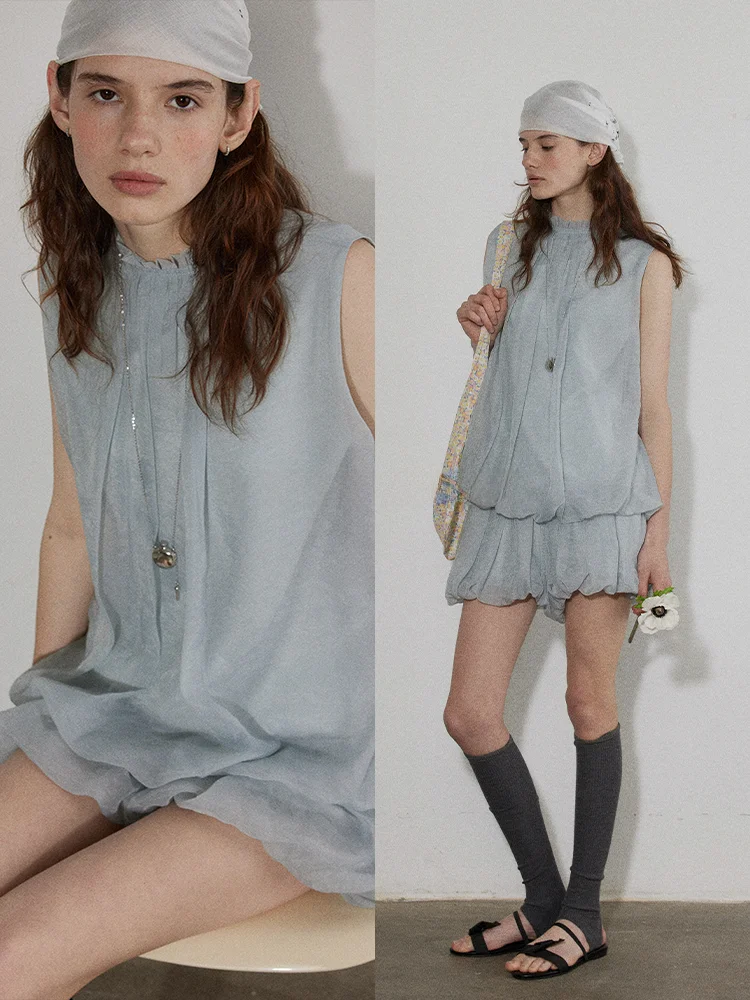 Lofi Choose Summer New Sle Women's Lofi Choose Ogege Silk Tie Waist Svel Vest And Flower Bud orts Set Slimming Effect
Lofi Choose Summer New Sle Women's Lofi Choose Ogege Silk Tie Waist Svel Vest And Flower Bud orts Set Slimming Effect