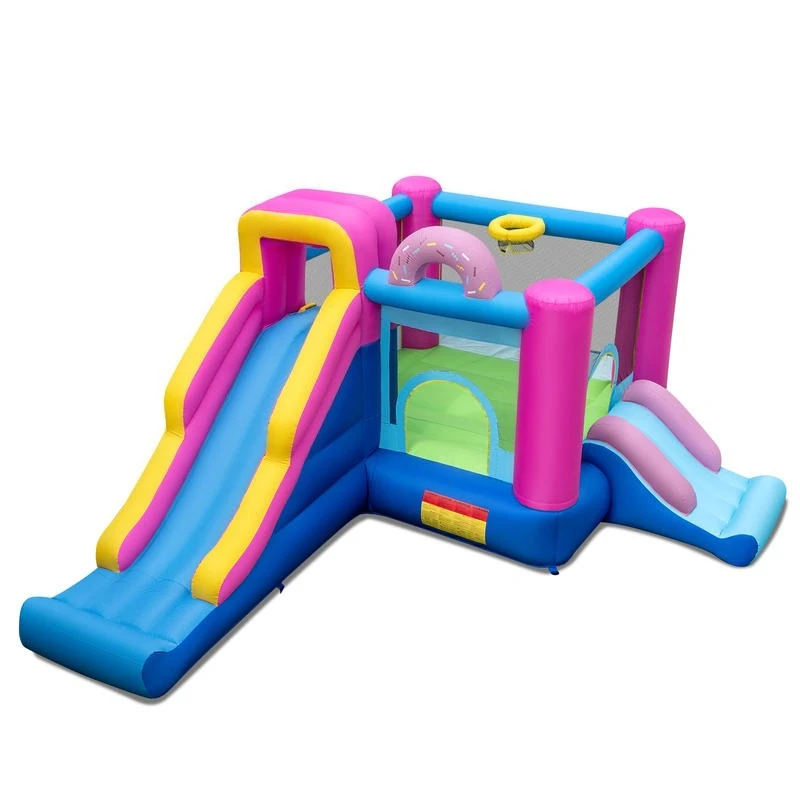 Inflatable Bounce House with Slides and Basketball Hoop (without Blower)
Inflatable Bounce House with Slides and Basketball Hoop (without Blower)