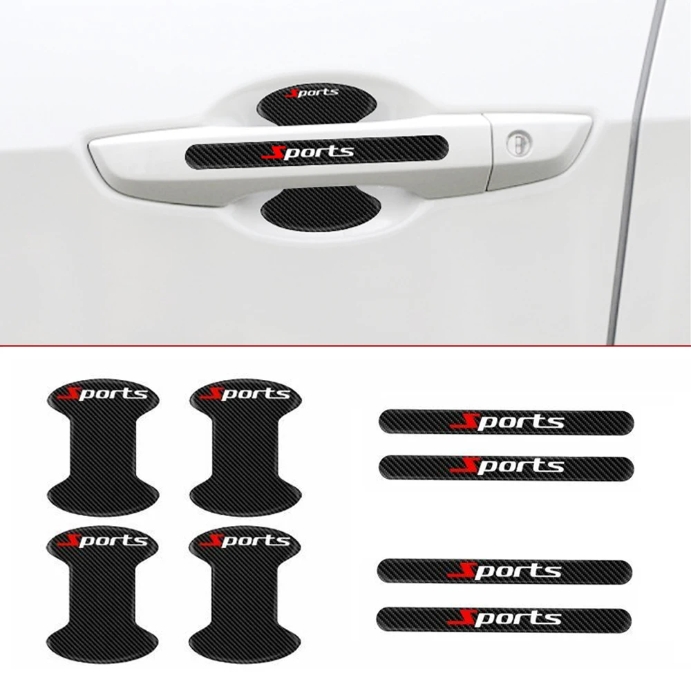 8Pcs Universal DIY Carbon Fiber Car Door Handle DIY Mount Bowl Stickers Protector Film Anti Scratches Car Stickers Decal Decor
8Pcs Universal DIY Carbon Fiber Car Door Handle DIY Mount Bowl Stickers Protector Film Anti Scratches Car Stickers Decal Decor