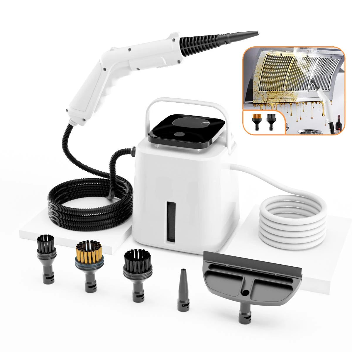Steam Cleaning Equipment High Pressure High Temper 1500W 5 in 1 Multipurpose Steam Cleaner Steam Cleaning for Commercial
Steam Cleaning Equipment High Pressure High Temper 1500W 5 in 1 Multipurpose Steam Cleaner Steam Cleaning for Commercial