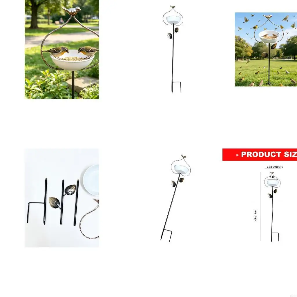 Garden Bird Feeder And Water Dish Decorative Garden Accessories For Balcony B03E
Garden Bird Feeder And Water Dish Decorative Garden Accessories For Balcony B03E