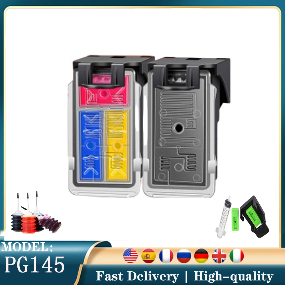 Многоразовый картридж CL146 PG145XL для Canon PG145 CL146XL, совместимый с принтерами Pixma TS3110 IP2810 MG2910 MG3010 MG2410
Многоразовый картридж CL146 PG145XL для Canon PG145 CL146XL, совместимый с принтерами Pixma TS3110 IP2810 MG2910 MG3010 MG2410
