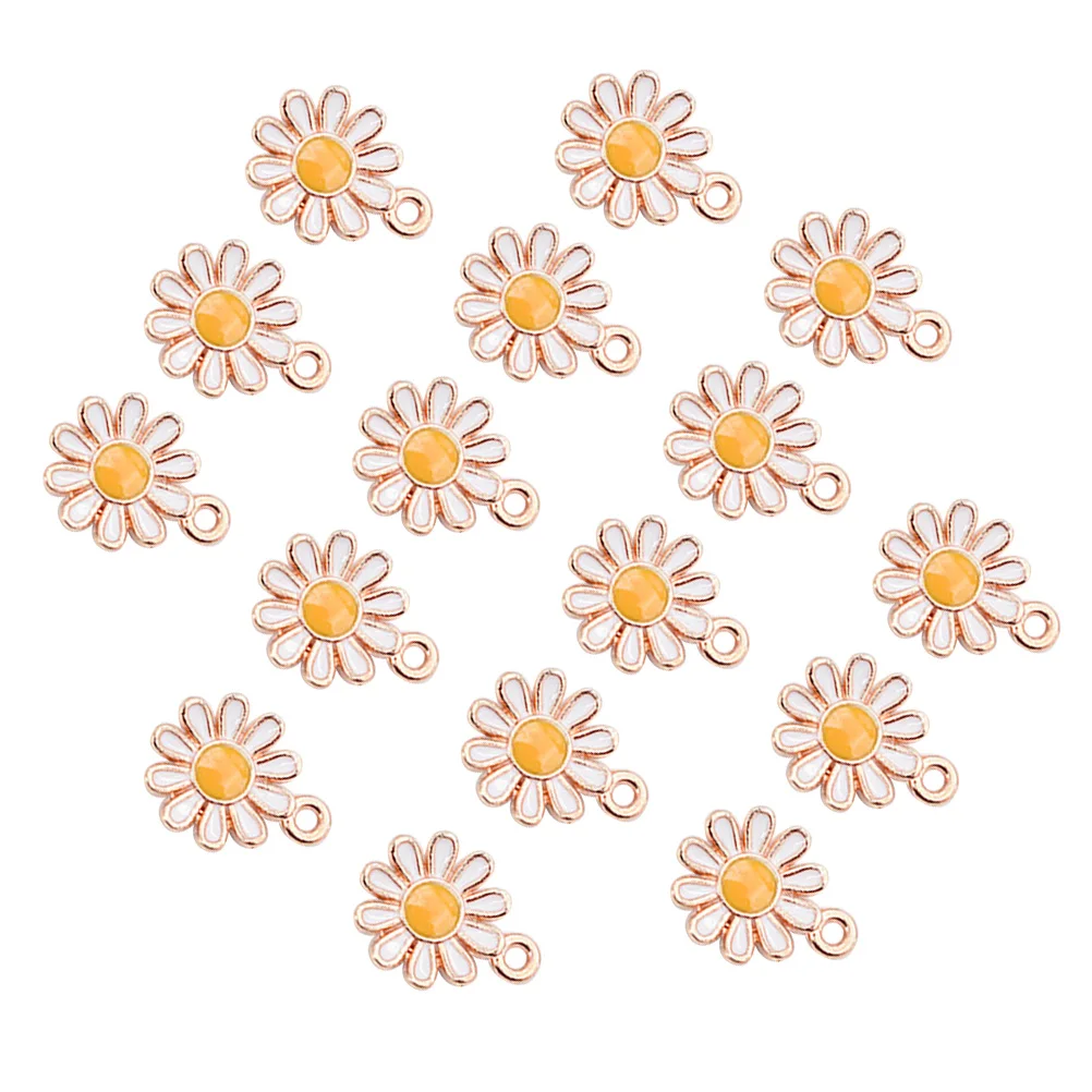 50 Pcs Daisy Earrings Accessories Props Flower Charms Jewelry for Girls Bracelet DIY Accessory Alloy Ornaments Pendants
50 Pcs Daisy Earrings Accessories Props Flower Charms Jewelry for Girls Bracelet DIY Accessory Alloy Ornaments Pendants